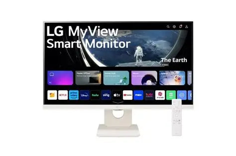 LG MyView 25SR50F-W 25-Inch FHD Smart Monitor White